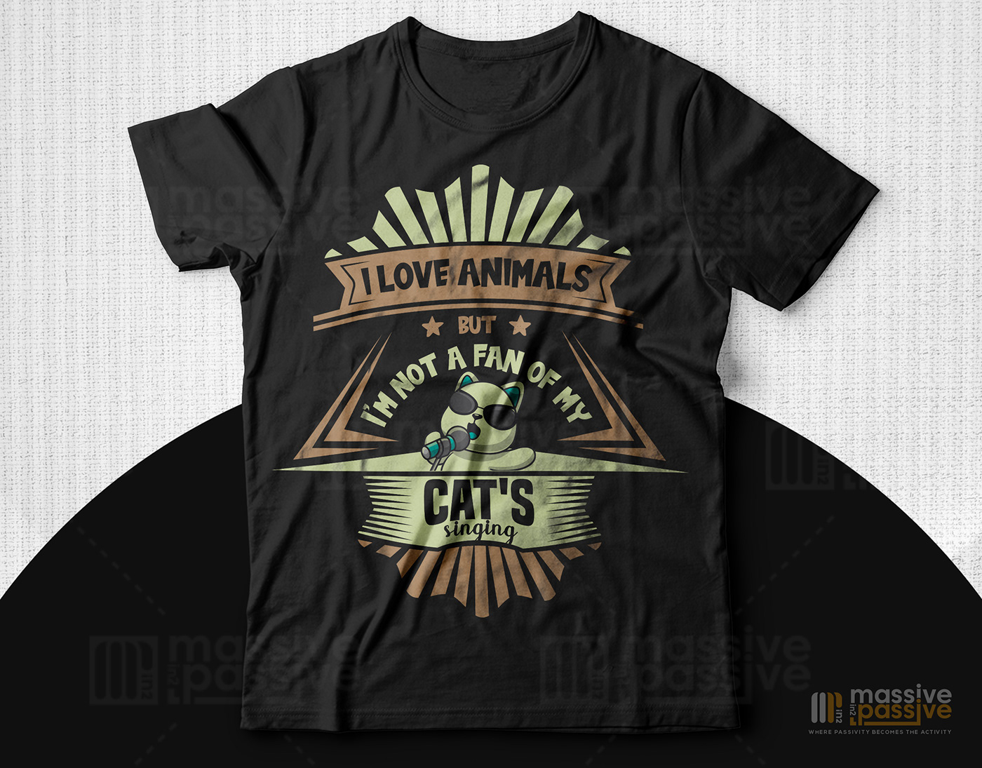 animals Cat Clothing design Fashion  funny Quotes t-shirt Tshirt Design typography  