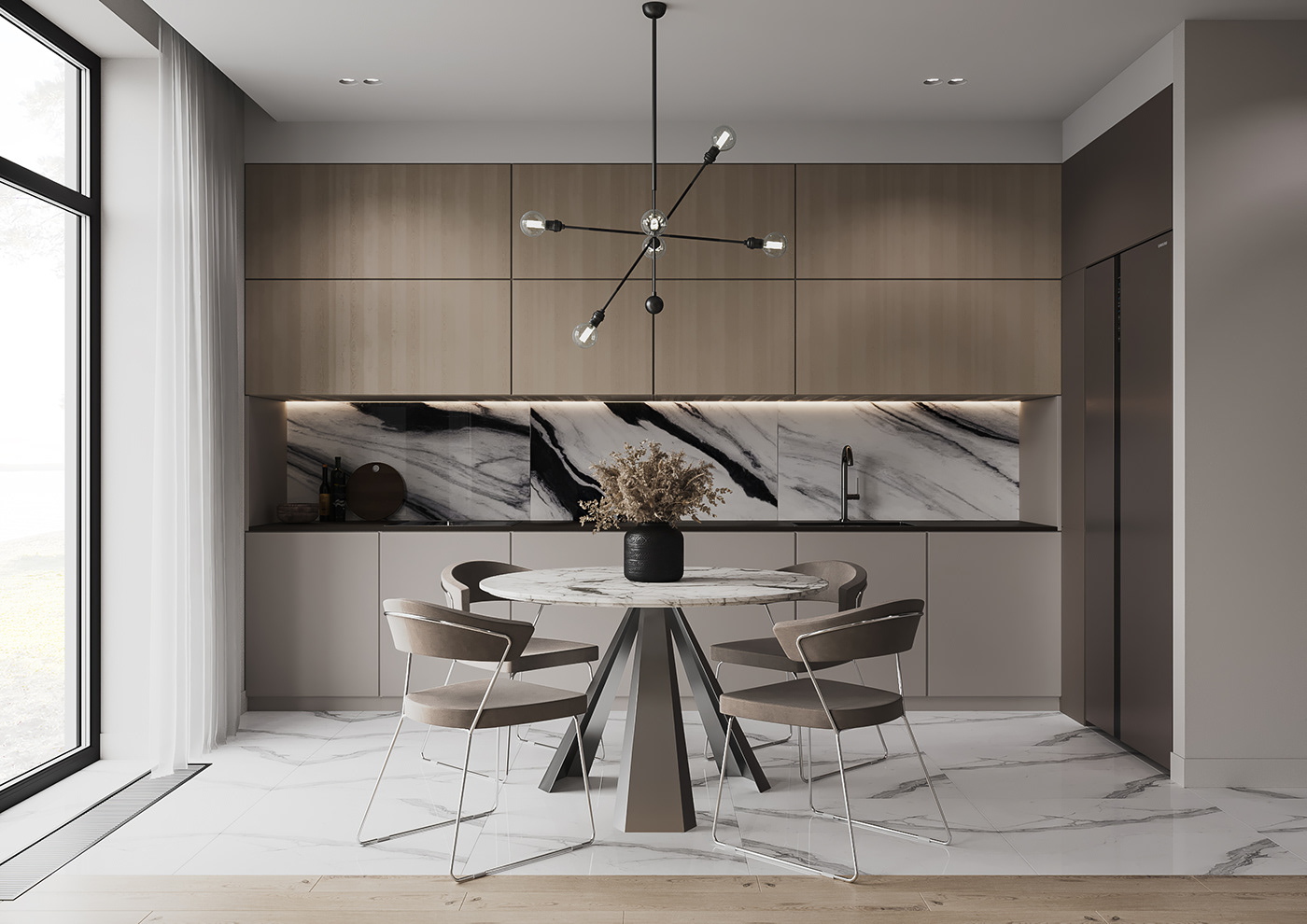 #3D #coronarender #kitchen #livingroom #3dsmax archviz design interior design  Render visualization