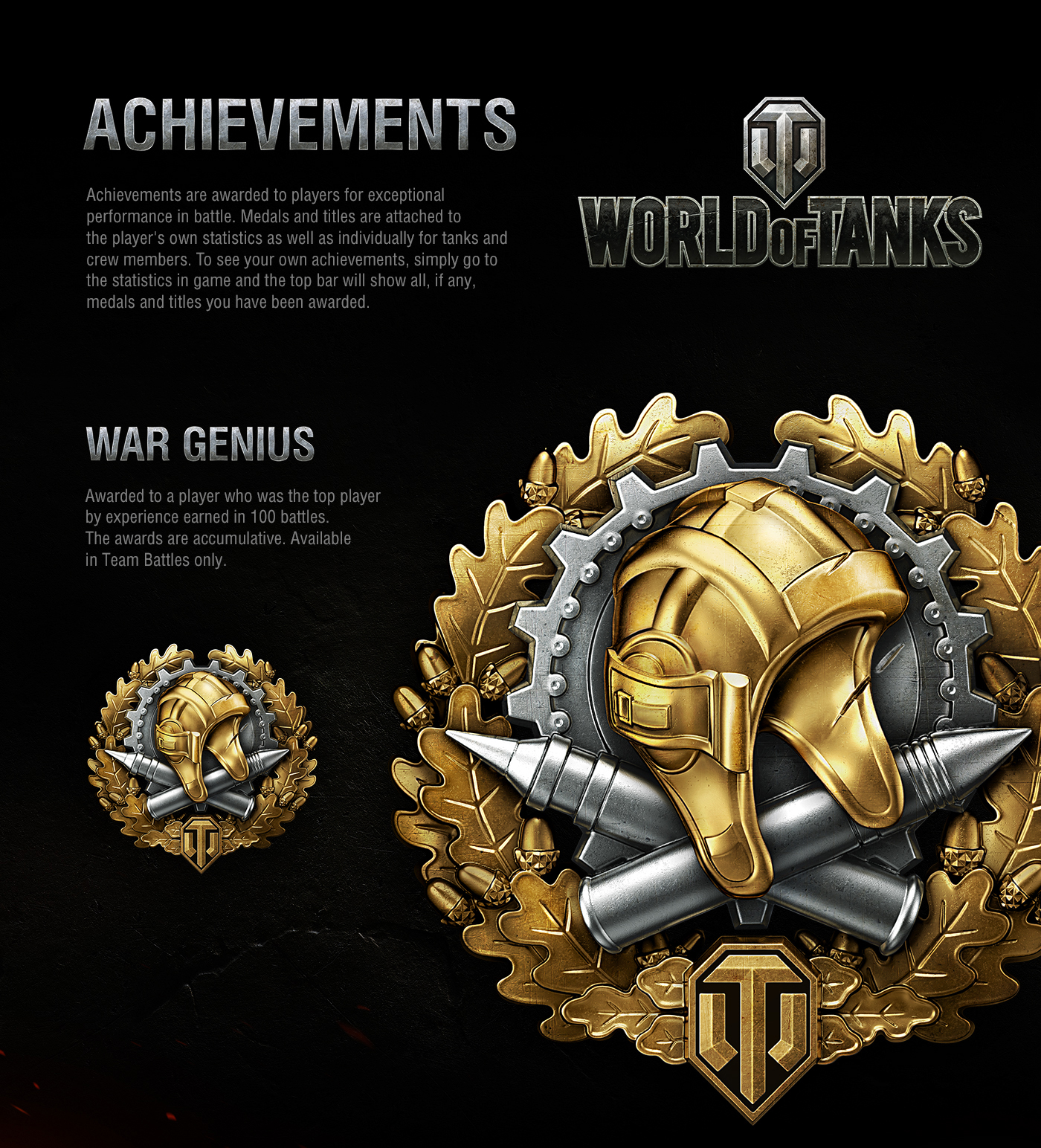 wargaming Icon logo 3D Achievements