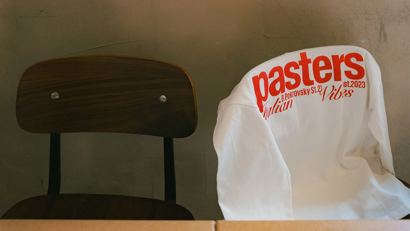visual identity logo brand identity gastronomia Pasta restaurant cafe branding  italian red