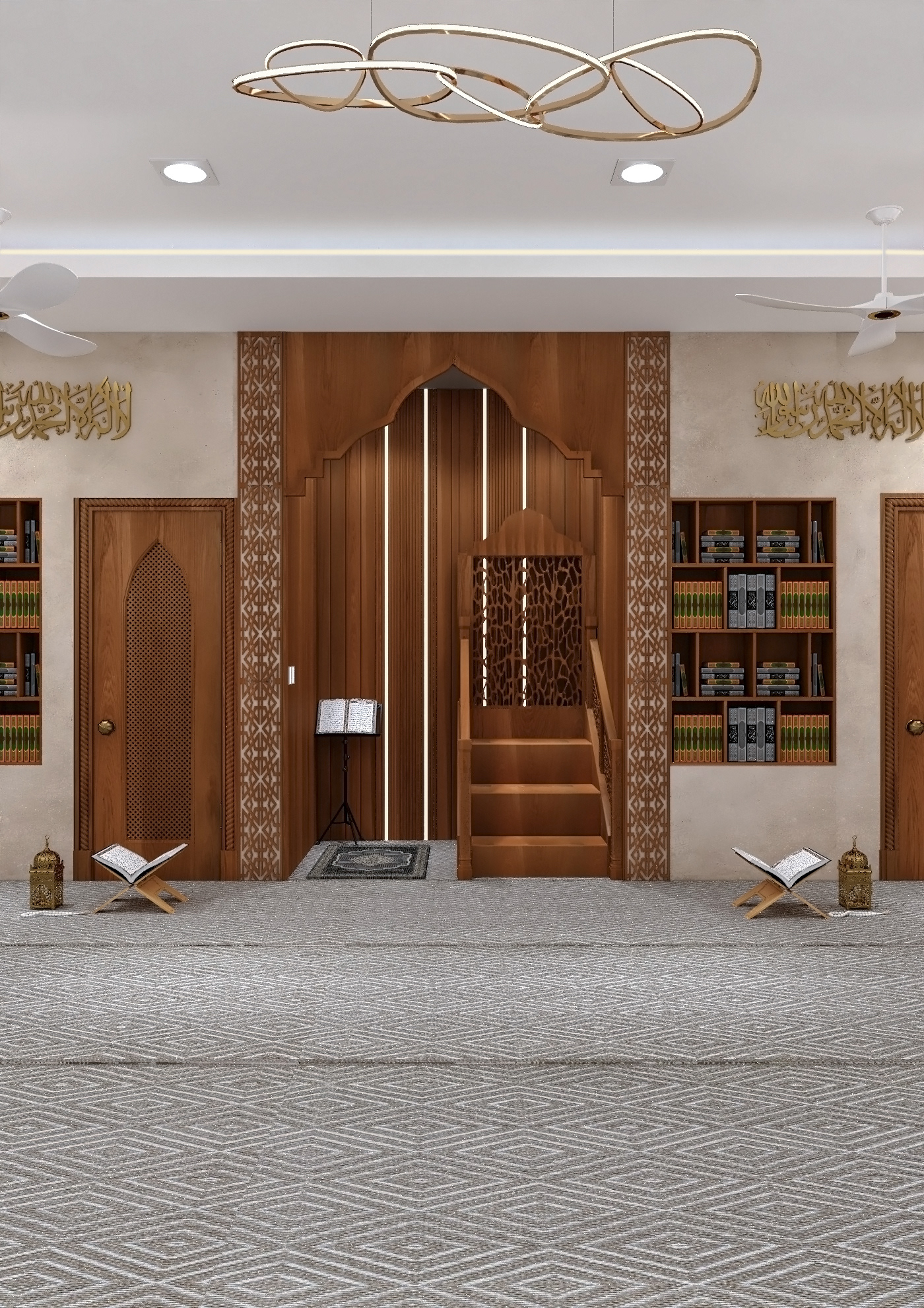 masjid interior design  mosque PRAYERHALL