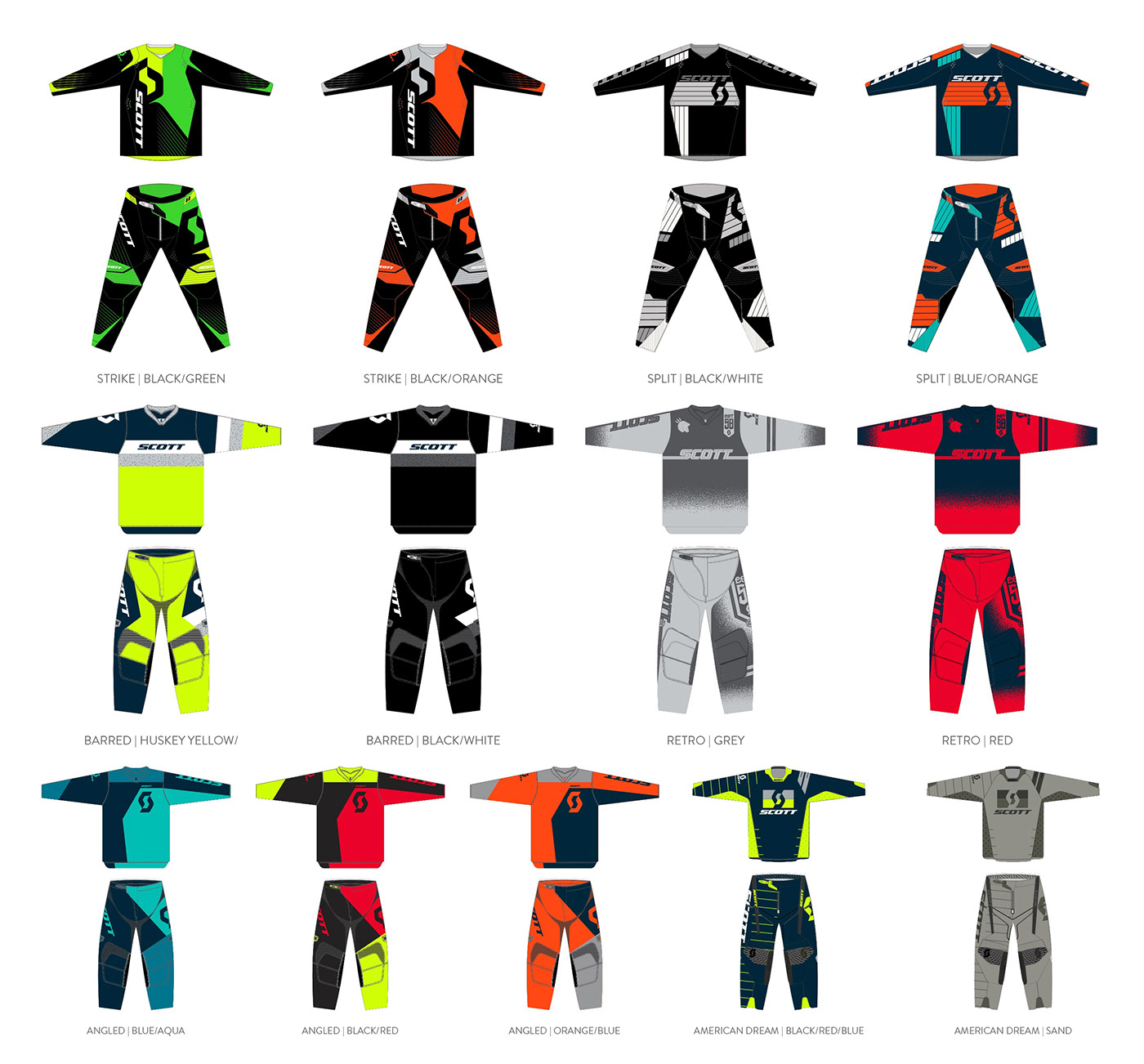 Motocross sports activewear Sportswear Collection
