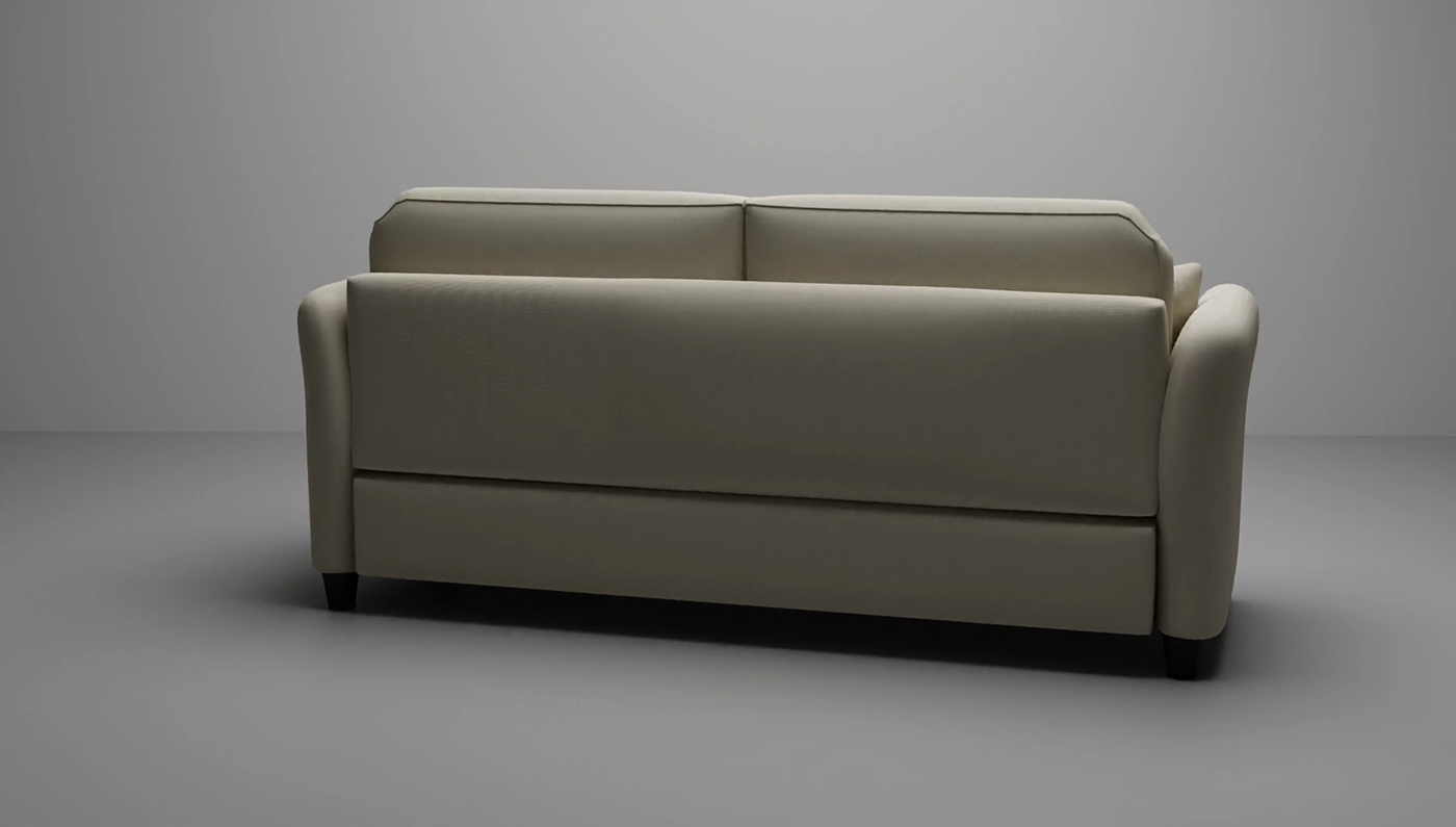 sofa design furniture with cream color 
