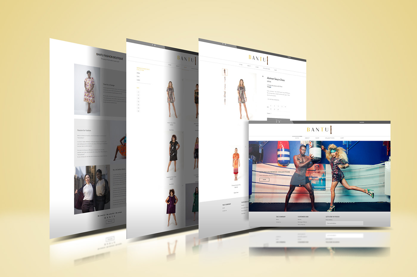 fashion website Fashion Website Design