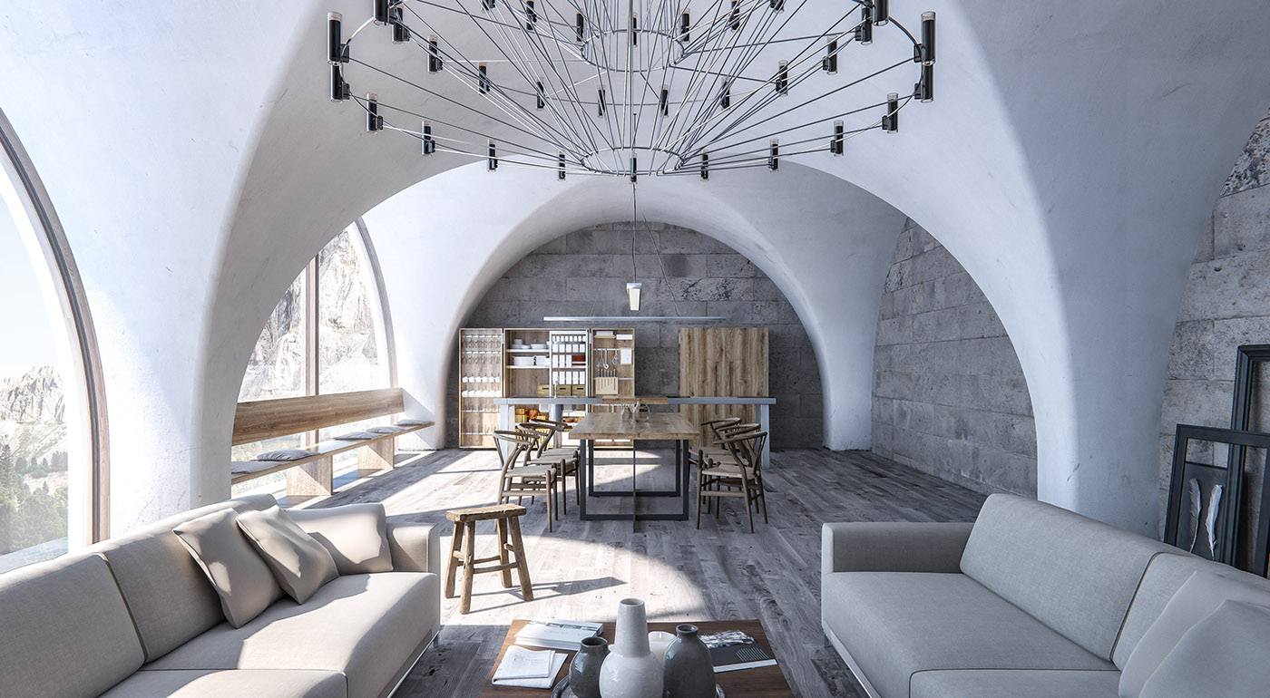 architecture interior design  Interior bulthaup kitchen vr UE4 Unreal Engine