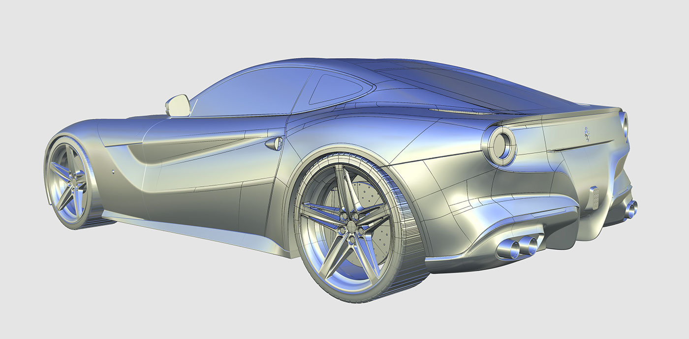Autodesk Alias Digital Sculpting Digital Modeling Automotive design FERRARI
