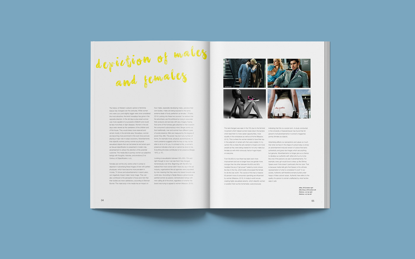 magazine print design  research Advertising  editorial Booklet minimal Layout Design
