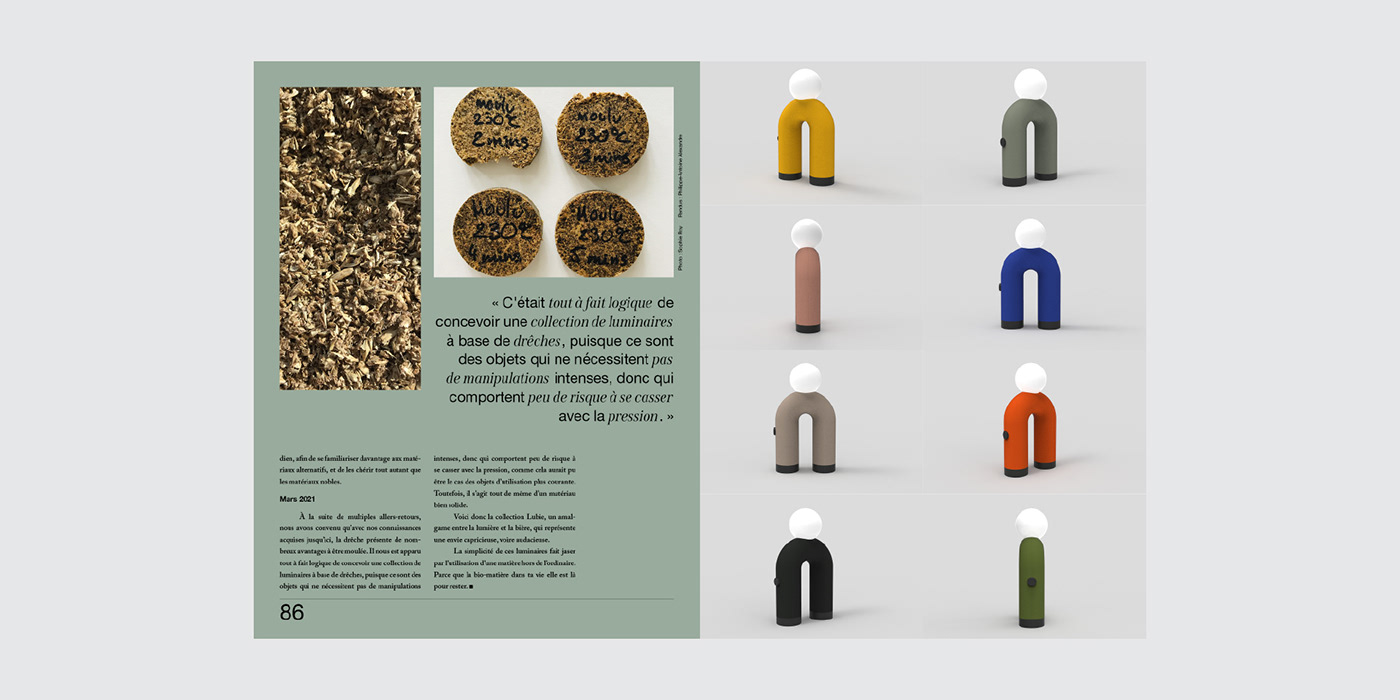 design magazine revue edition mise en page