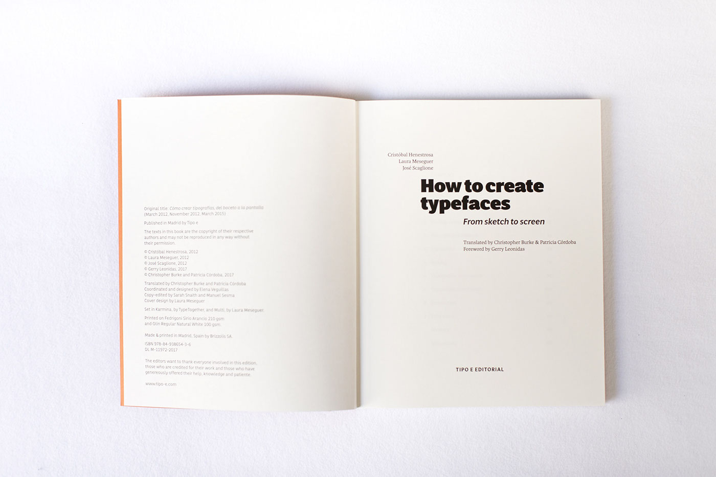 book design type design how to create typefaces Karmina multi