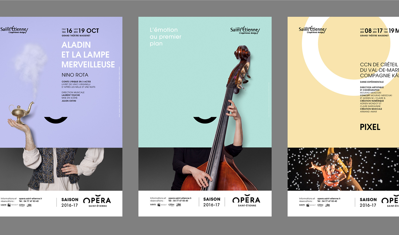 opera minimal Classic branding  logo smile pastel Ochestra Opera House