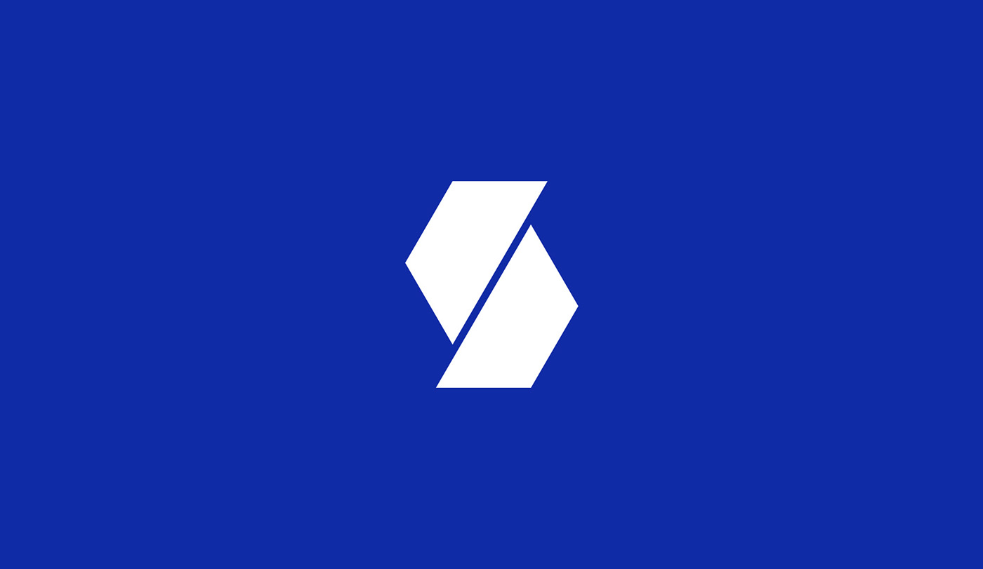 brand logo symbol Stationery blue