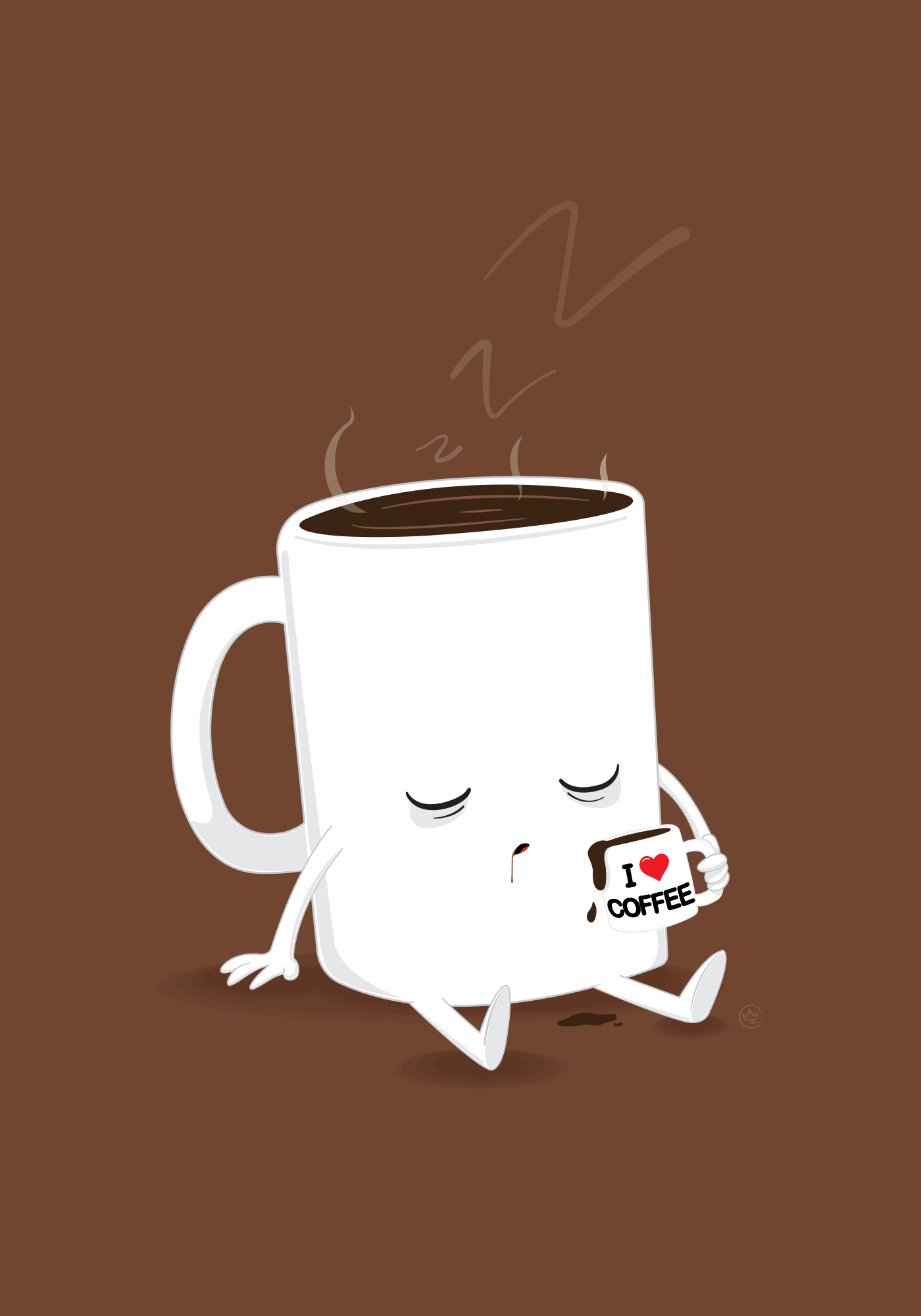 Personal Work vector coffee lover