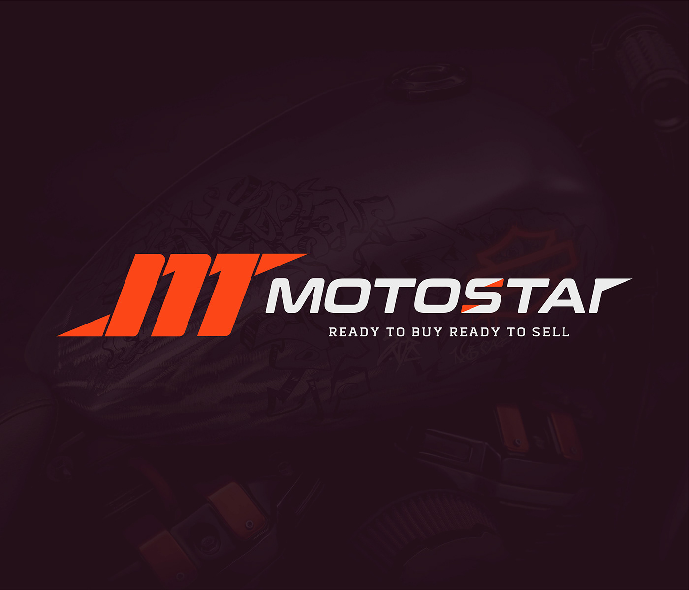 Bike Brand Design logo Logo Design logos M Letter Logo motorcycle race Sports logo typography  