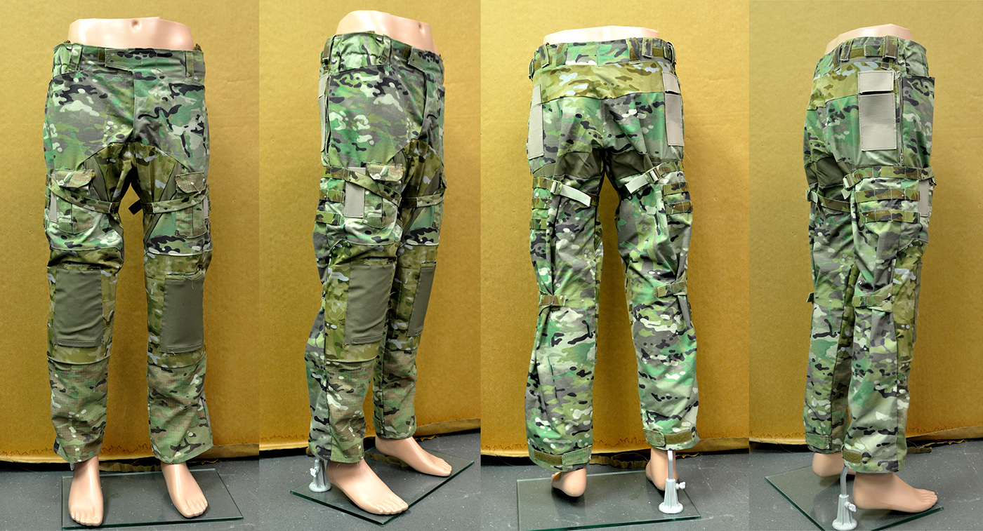 Military pants Combat uniform industrial design  softgoods product design  thesis hiking Gear