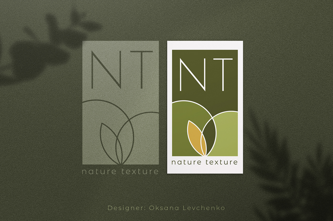 logo Nature branding  green texture forest leaf brandguide brandbook