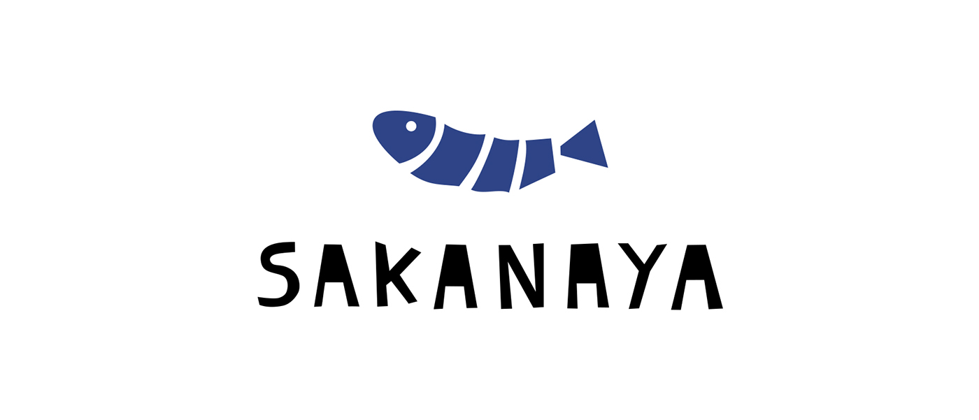 sakanaya brand brand identity restaurant Restaurant Identity restaurant logo logo Logo Design shop