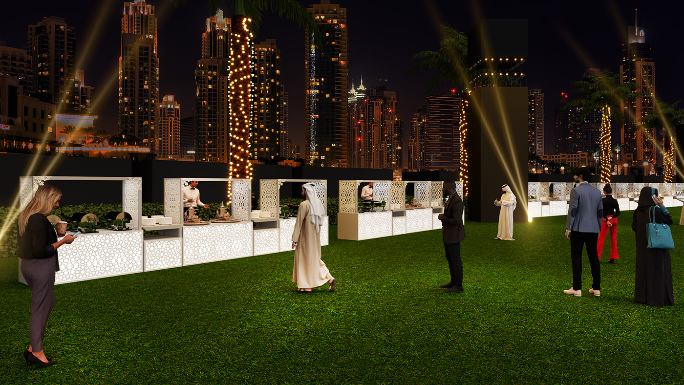 Event Event Design Creative Design Creative Direction  concept Burj Khalifa creative concept United Arab Emirates Creative Director