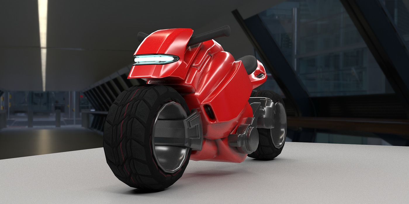 3D Byke concept conceptbyke game gameart hi-techart modeling moto
