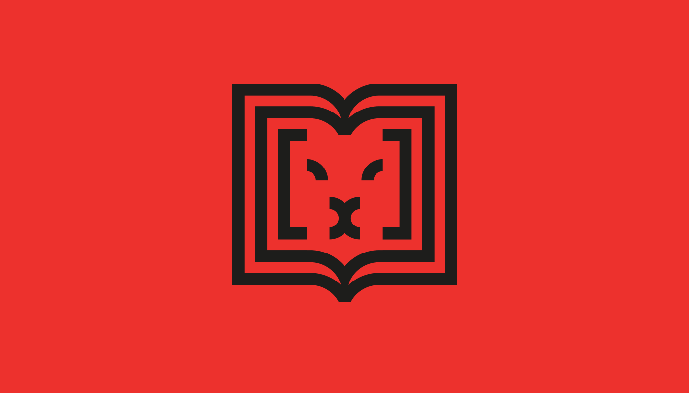 book branding  identity Gdansk poland red lion symbol