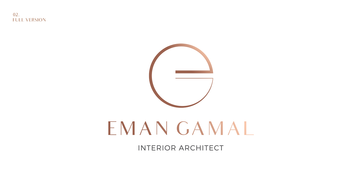 Interior Interior Architect interior design  Eman Gamal interior design egypt brand identity brand manual Architect Catalogue