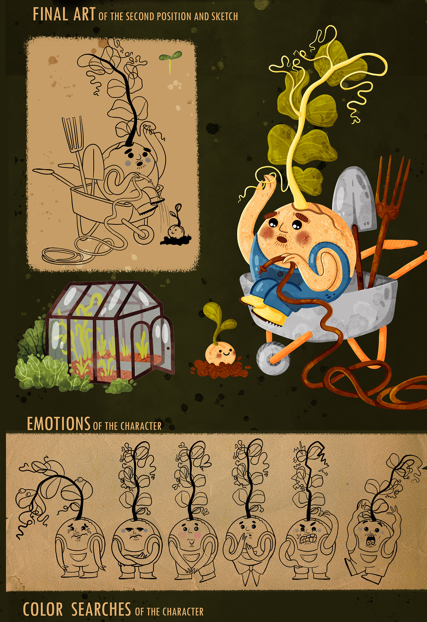 Adobe Photoshop brand brand character cartoon Character Character design  children illustration ilustracion Mascot plants
