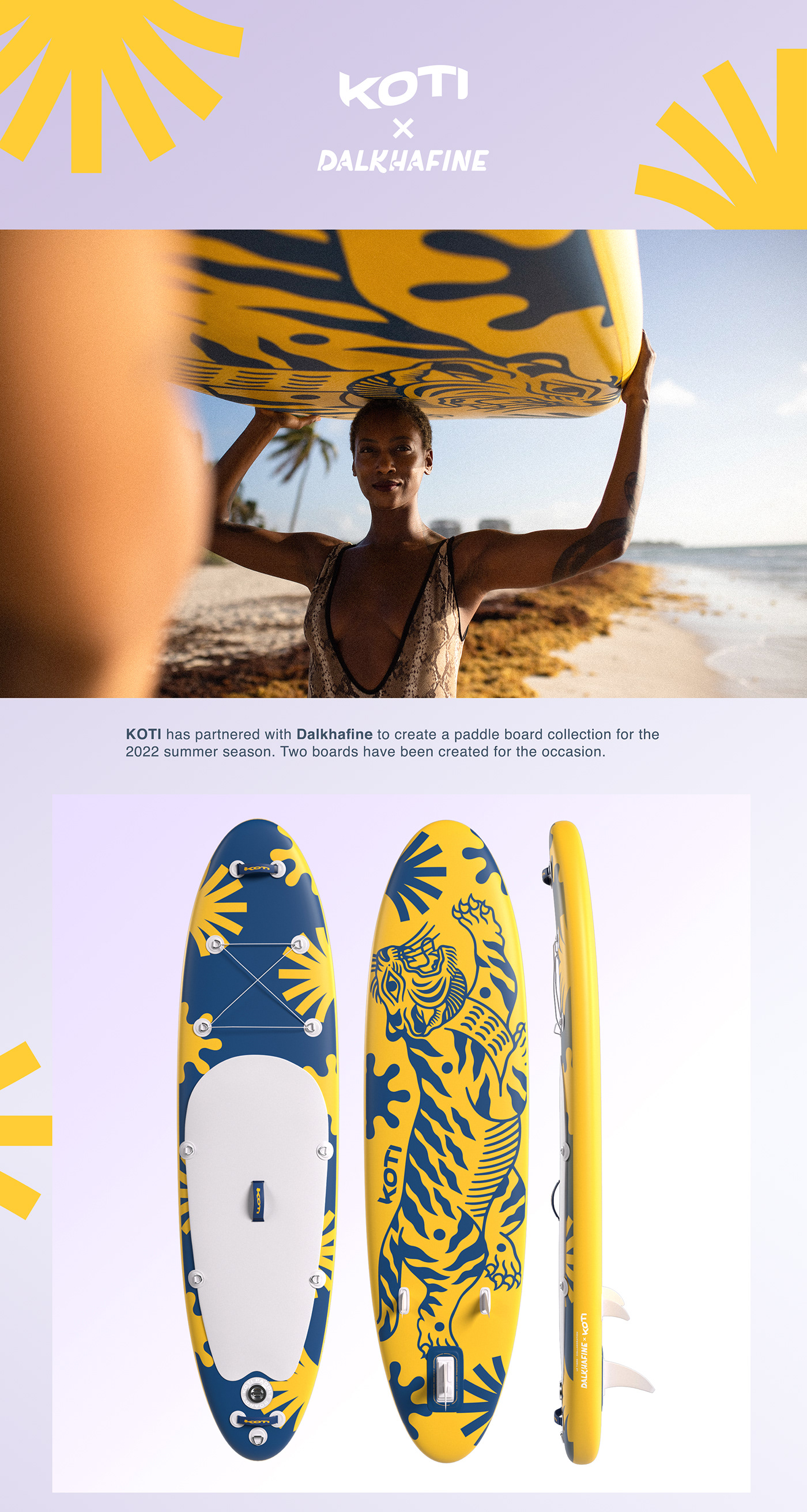 dalkhafine design graphic design  ILLUSTRATION  Illustrator Paddle paddleboard photoshop sports tiger