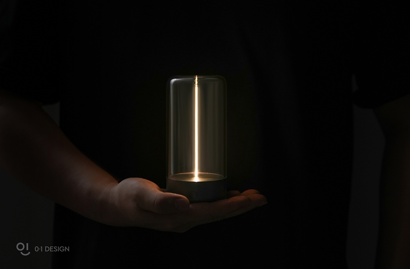 AL Light Design ambient light Lamp minimalist design simple cylinder atmosphere lamp Linear Filament 0-1 design 零到一设计