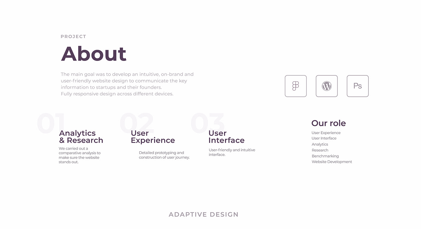clean minimalistic redesign UI ux uxui Webdesign Website