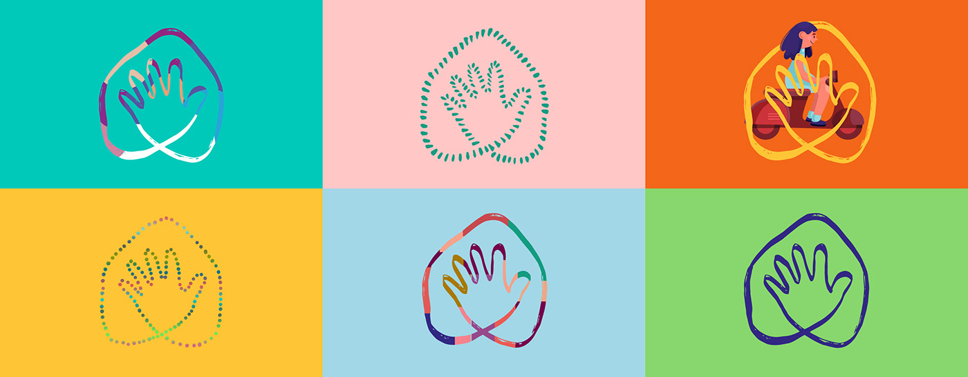 branding  Logo Design charity kids children hope orange foundation Orphans NGO