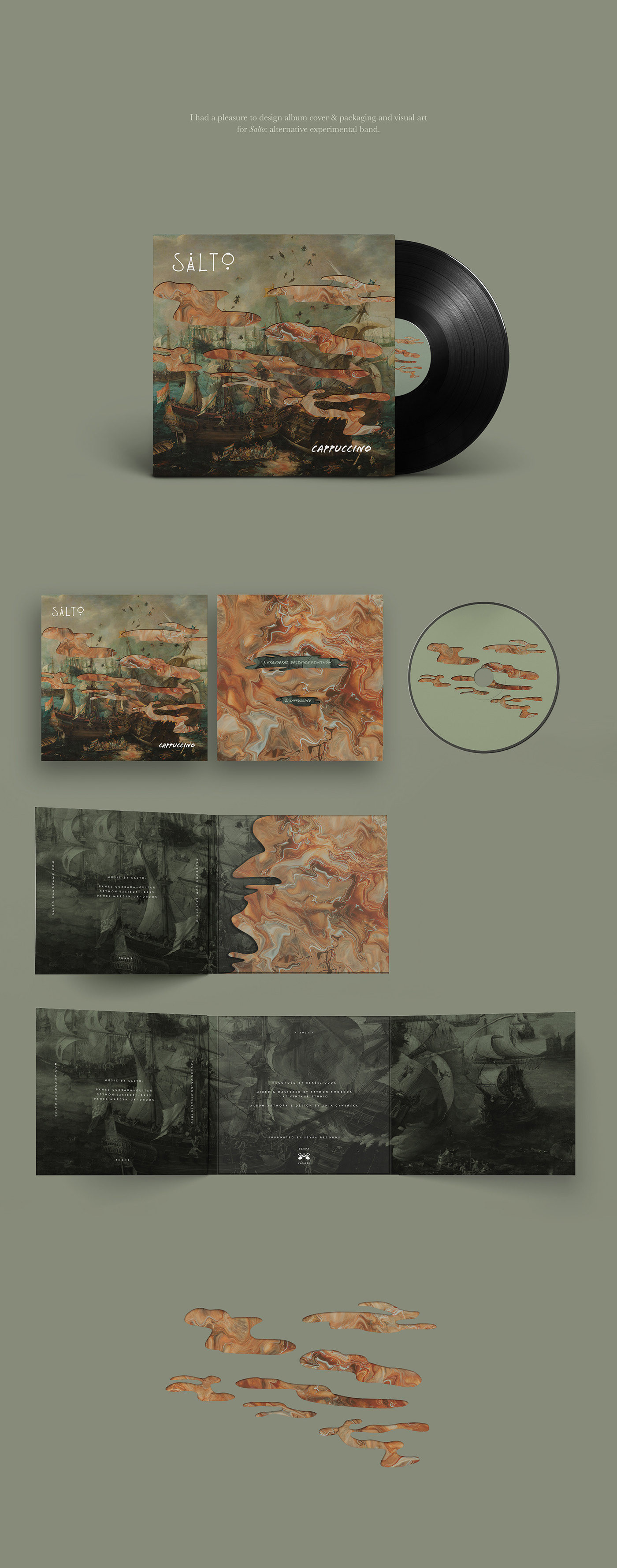 album cover Album design branding  CD cover collage cover Cover Art cover design Packaging visual art