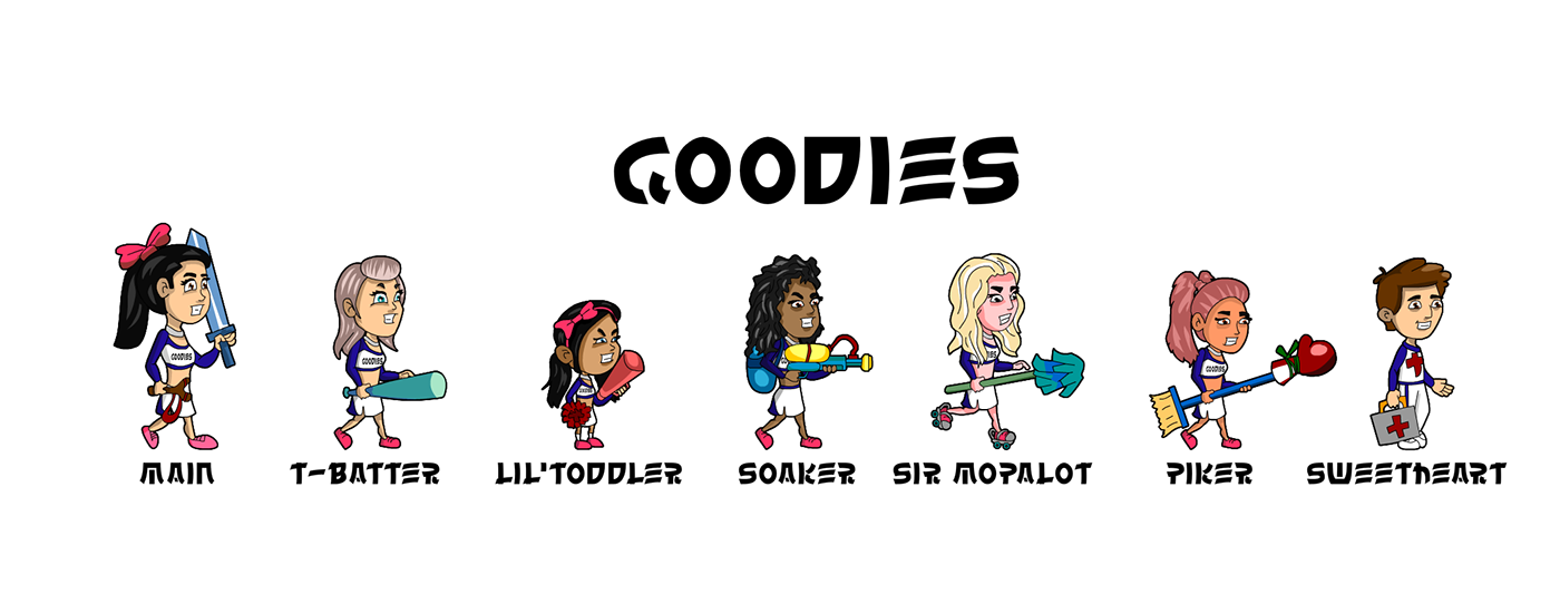 game design  Cheerleaders game graphics Sprite sheets