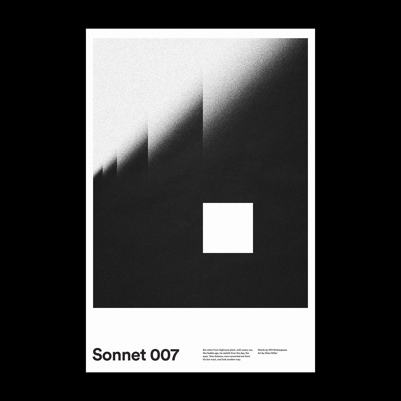Sonnet 007 poster by Xtian Miller