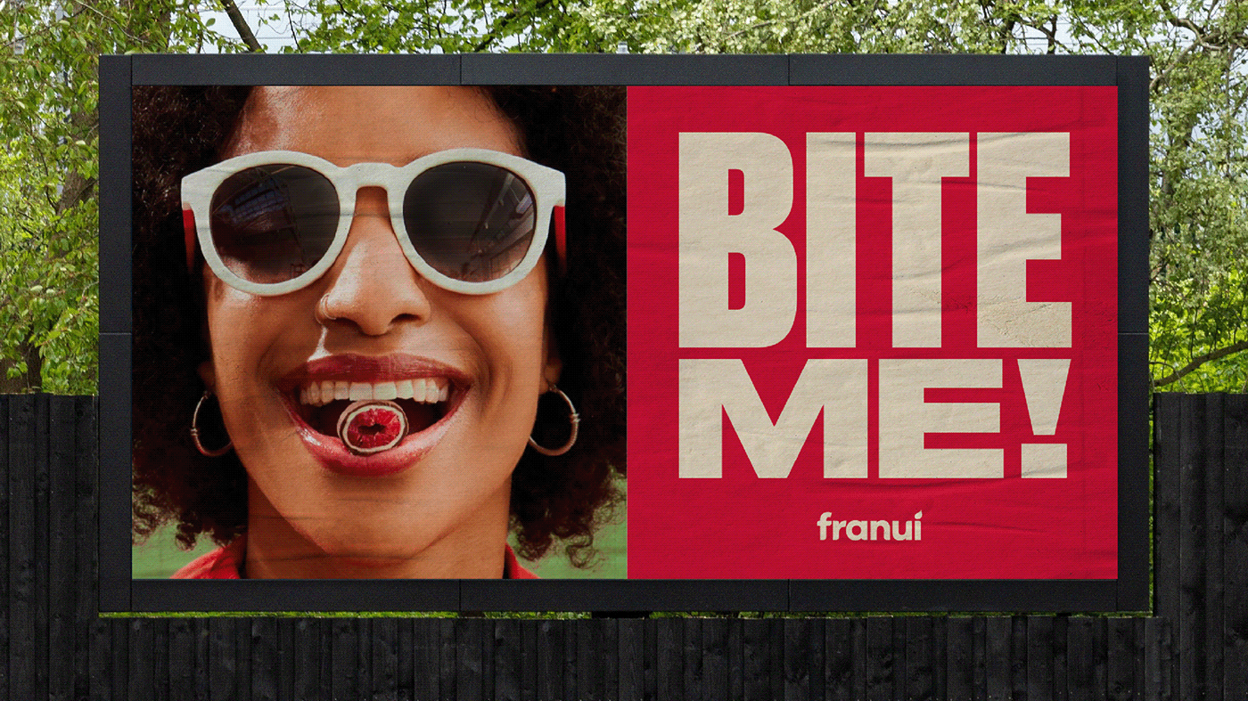 graphic design  brand identity rebranding brand strategy franui Bite Me
