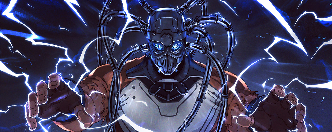 LAWBREAKERS bosskey art ILLUSTRATION  comic game Ps4 digitalart cronos actions