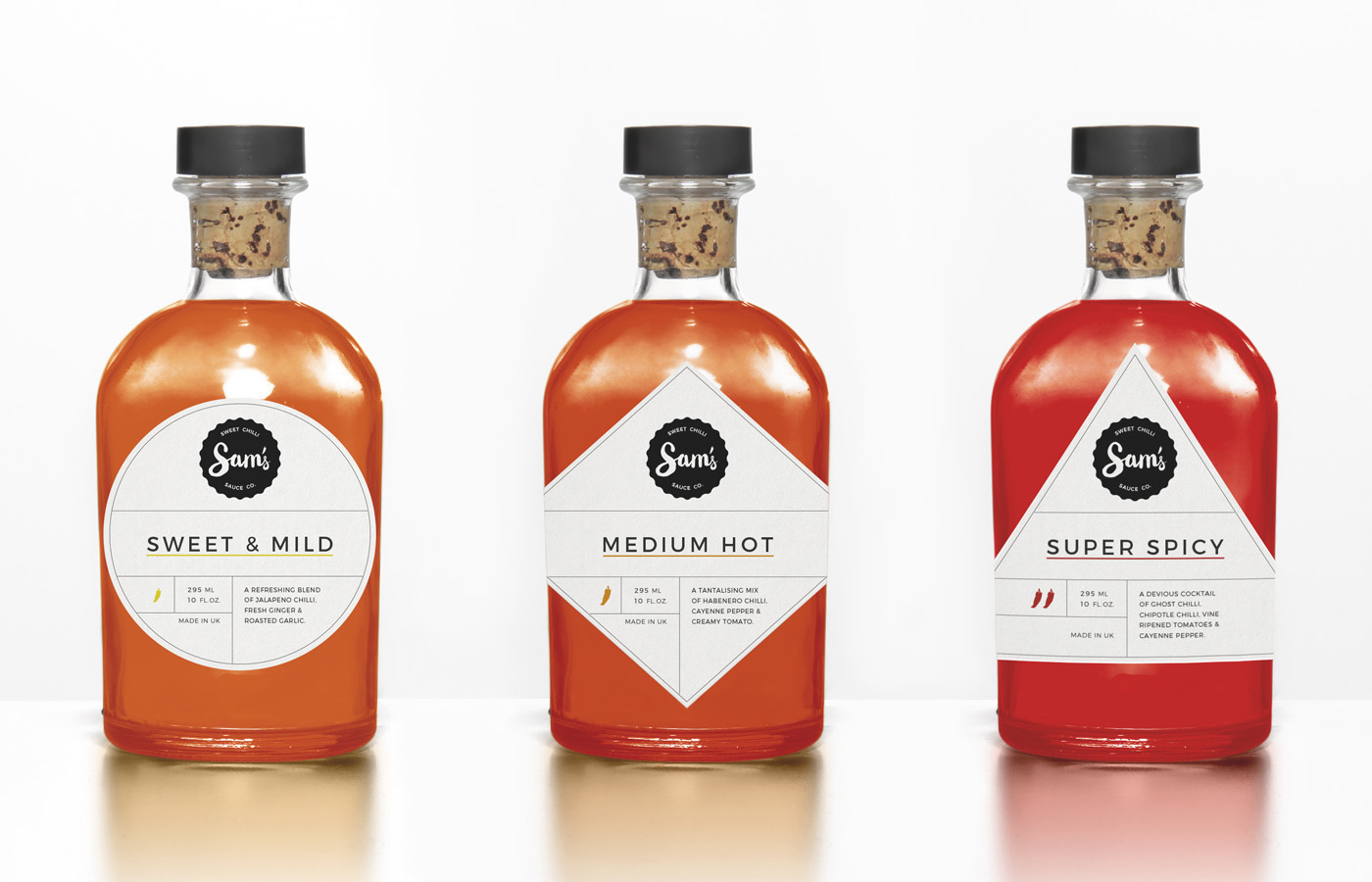 Chilli sauce brand Label Medicinal minimal typographic design brief box