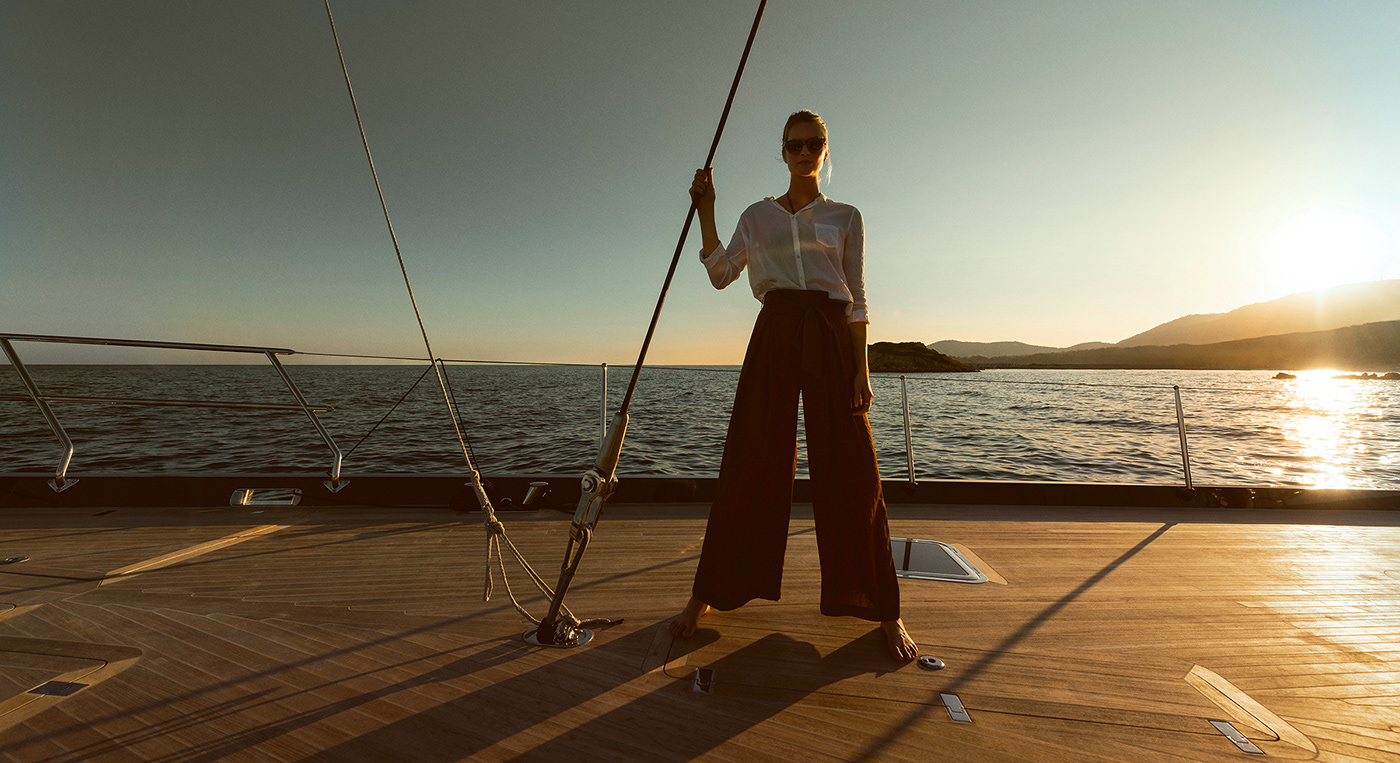 luxury model Ocean rich sailing sailingyacht sea superyacht yacht highend