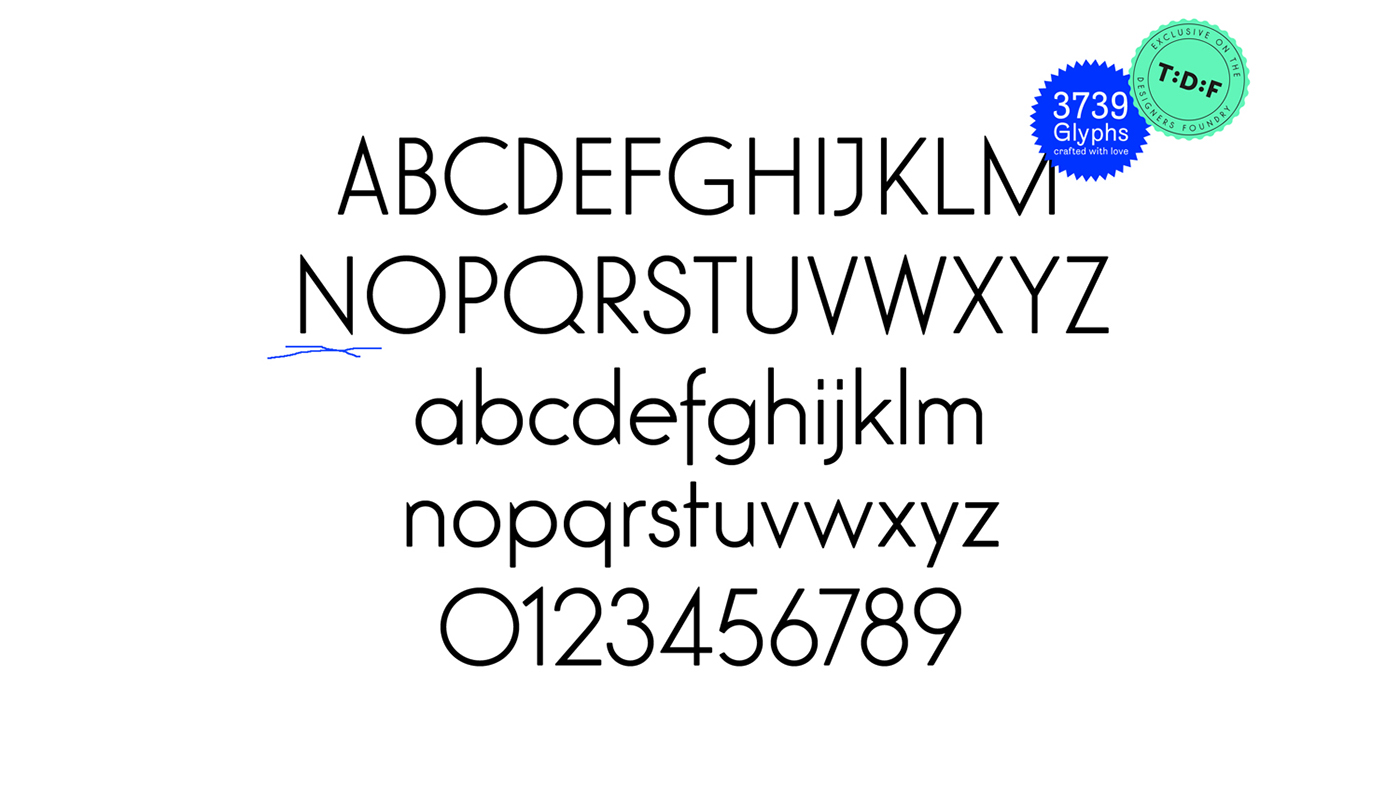 font elegant lux pro geometric sans serif type Typeface elegant grotesque logo grotesk the designers foundry TDF download design Ligatures