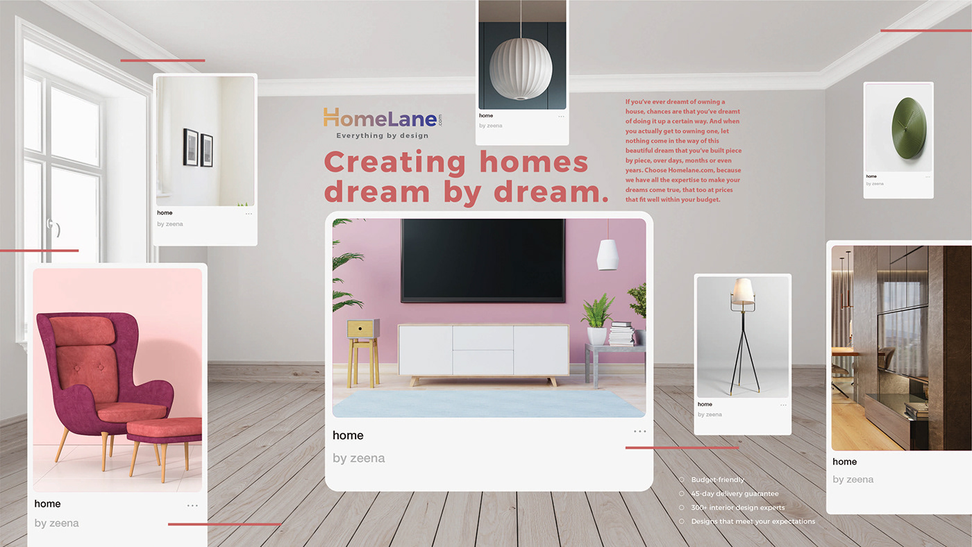 ikea home makeover print homelane Website UI ux
