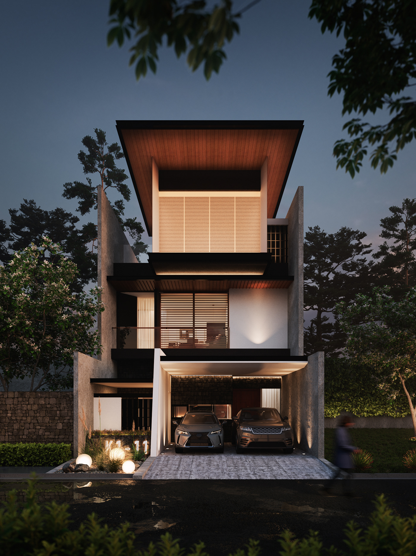 architecture visualization archviz exterior housedesign residential 3d modeling 3ds max architectural design modernhouse