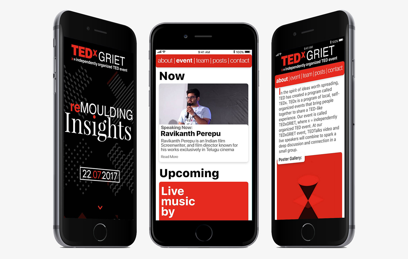 TEDx TED branding  UI/UX iphone app logo