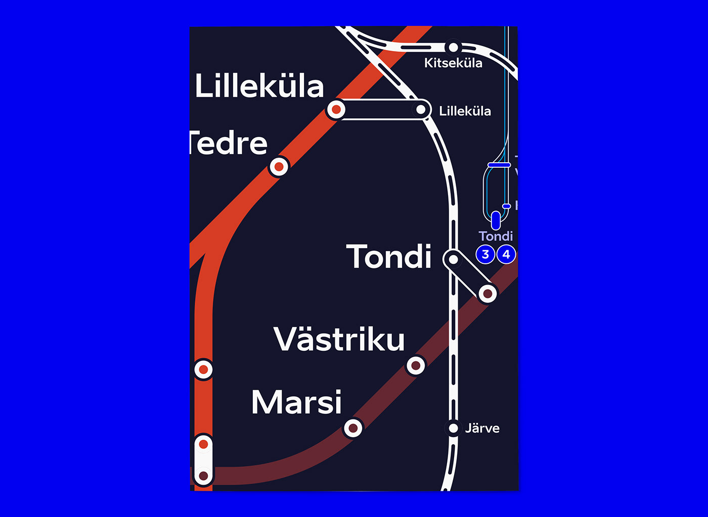 metro subway Tallinn Estonia wayfinding map infographics signaling brand estonia Metro Map