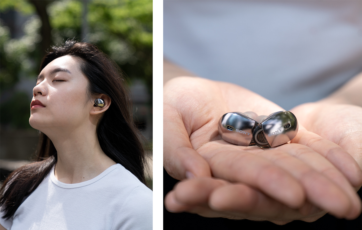 Sony singapore earphones Earbuds wireless sports Product Shoot headphones