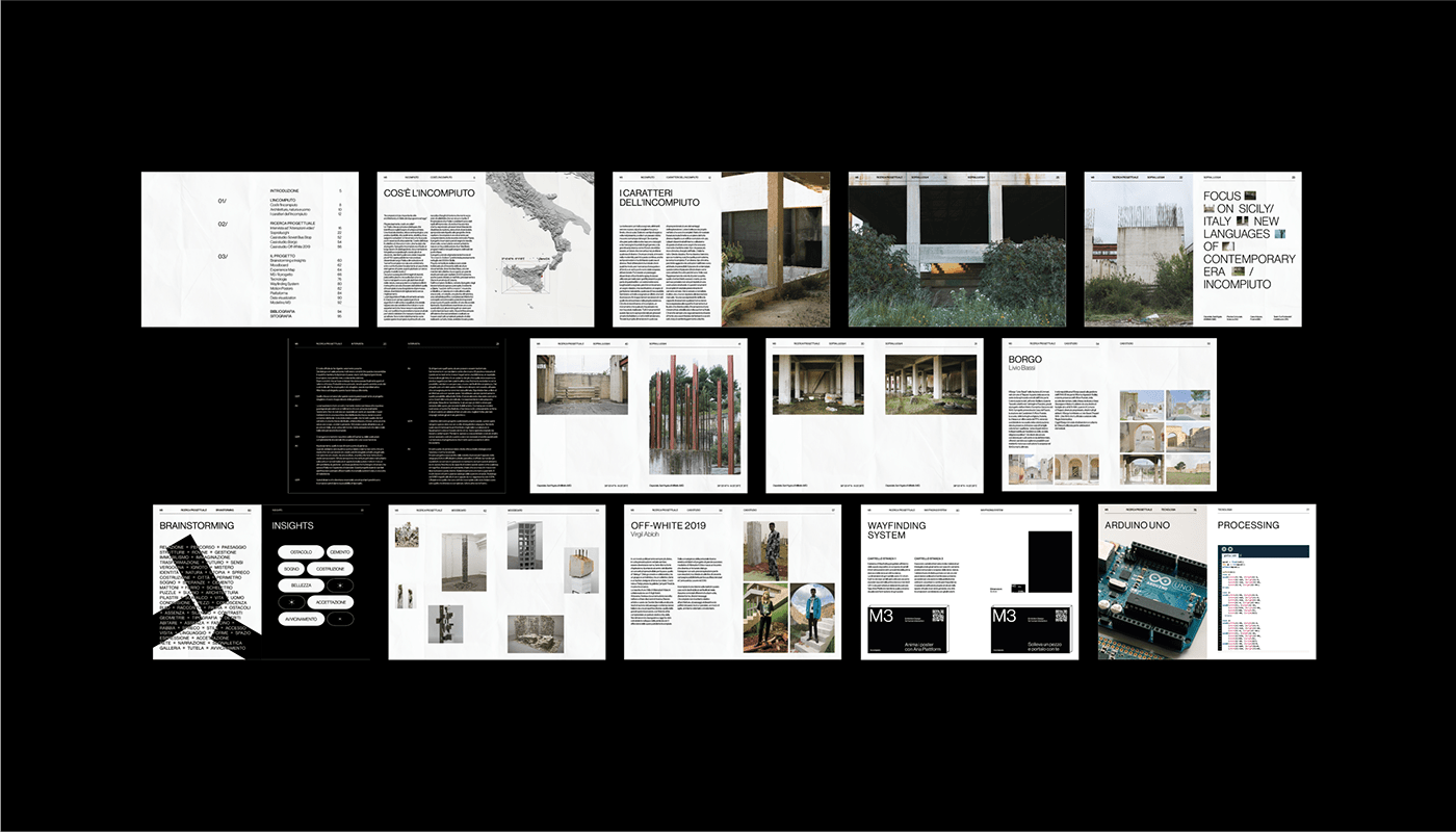 brand identity editorial design  Exhibition  Interaction design  Italy museum swiss design minimalist web development  Brutalism