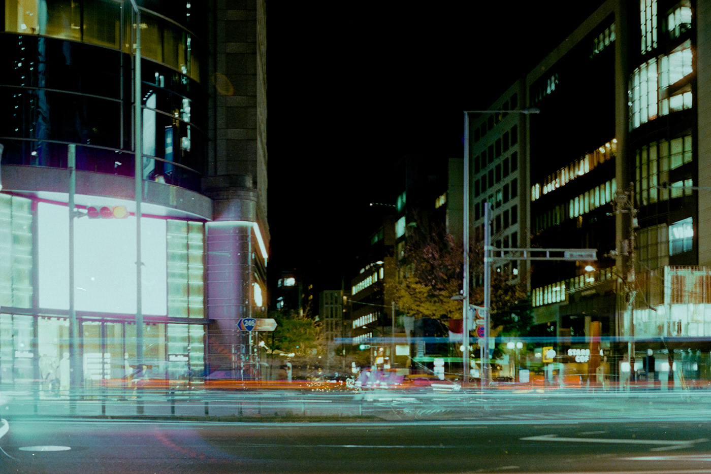 35mm analog automotive   Cinematioc cinematography Film   Lomography Photography  Street Tokyo Japan