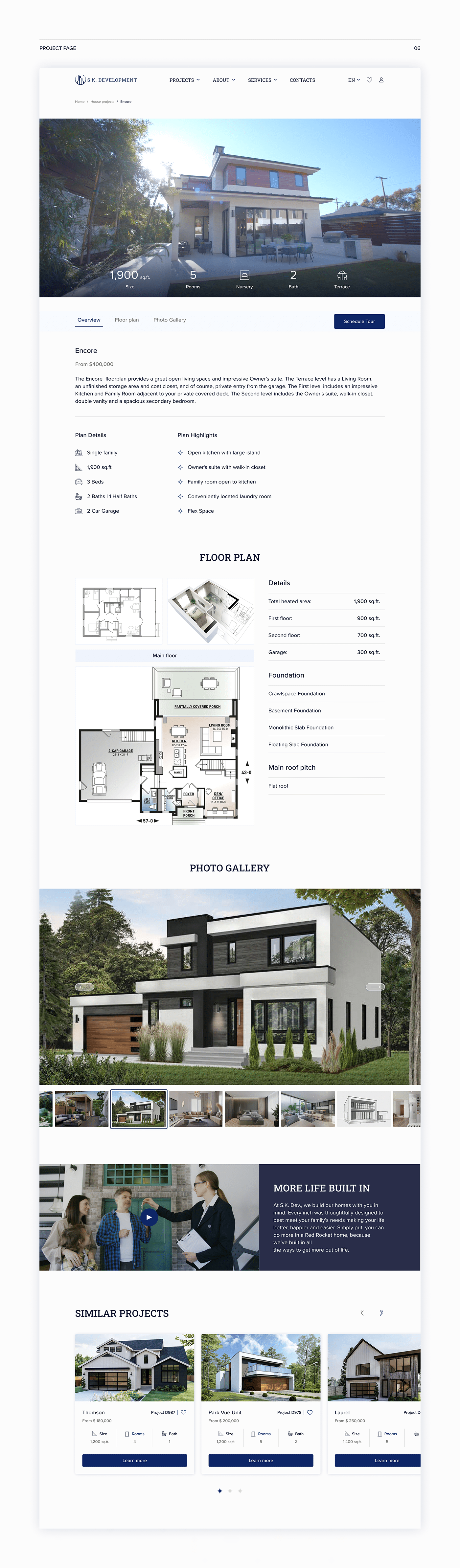 construction Figma real estate site UI/UX User Experience Design user interface design Web Design  Website Design