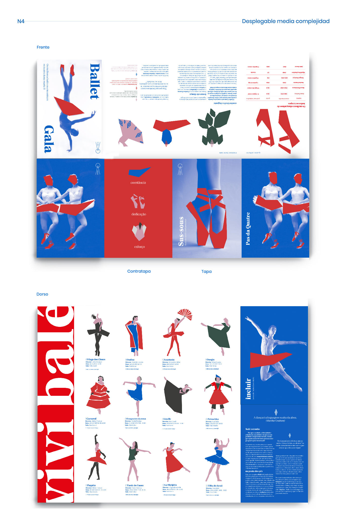 ballet branding  City branding digital illustration editorial fadu Gabriele identity Layout merchandising
