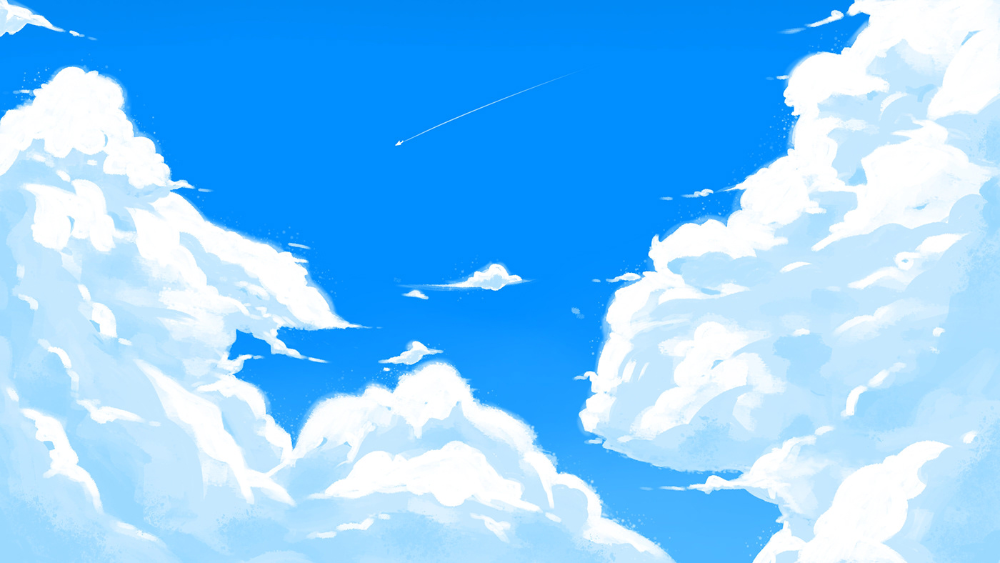 cloud SKY Drawing  ILLUSTRATION  artwork
