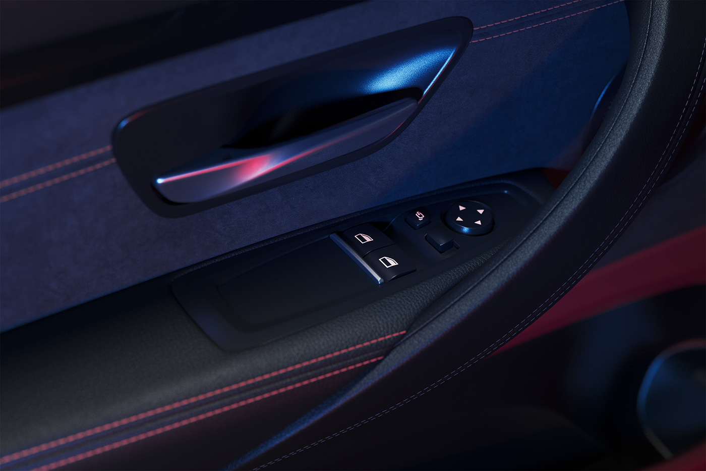 BMW m4 CGI 3D rendering virtual tour 360° Interior automotive  