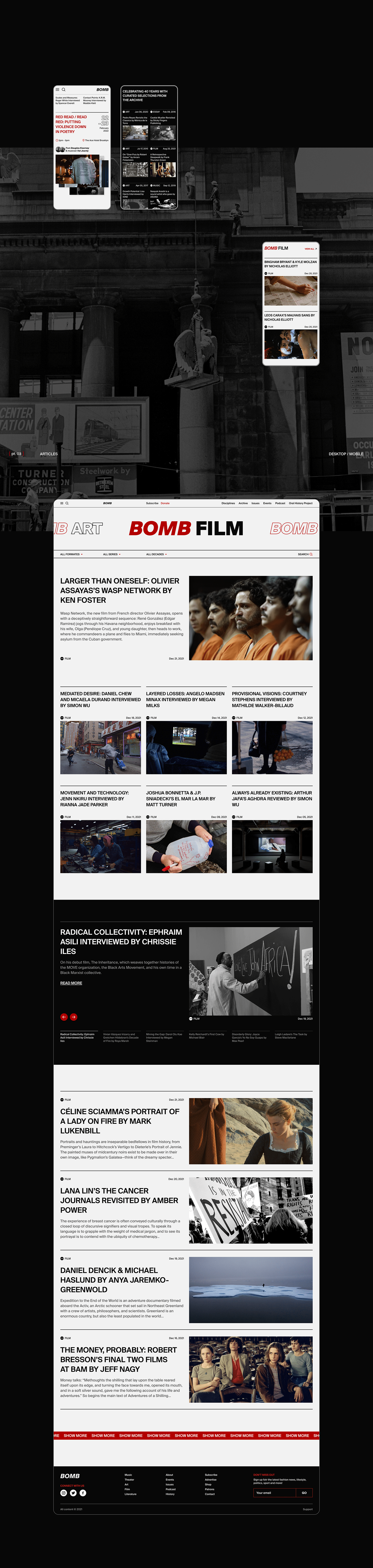 art Figma magazine newspaper portal redesign UI UI/UX ux Web Design 