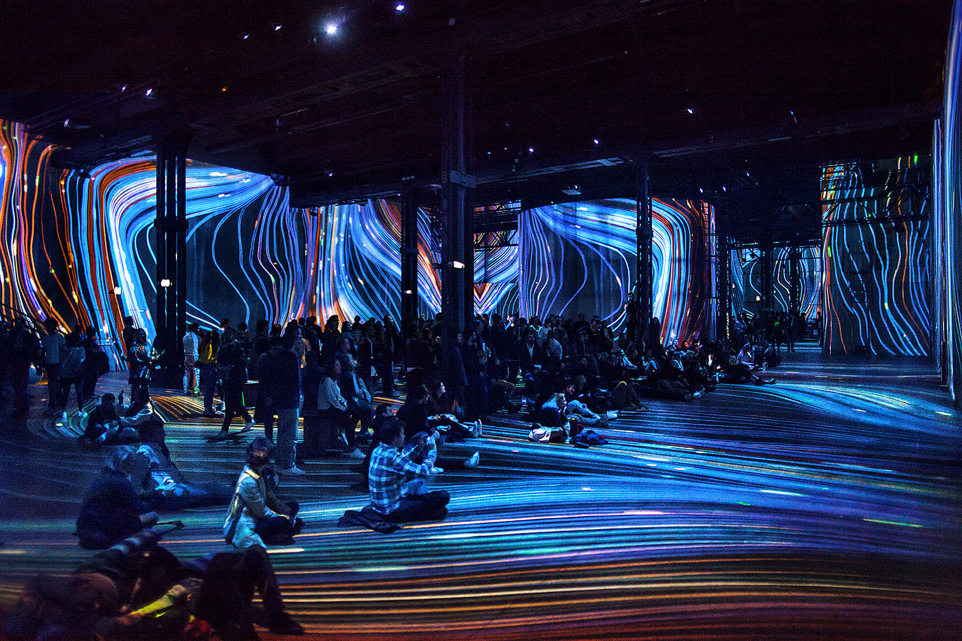 art immersive design Mapping projection Audio Visual Experiential Experience nohlab eye
